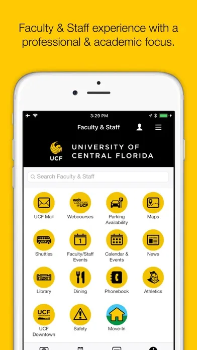 UCF Mobile Screenshots