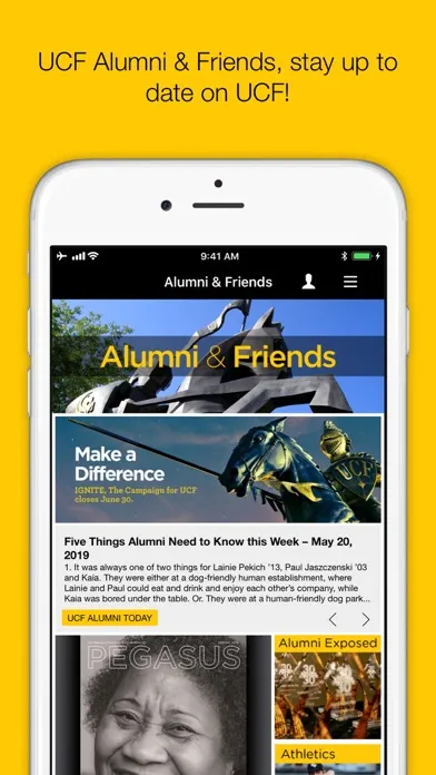 UCF Mobile Screenshots
