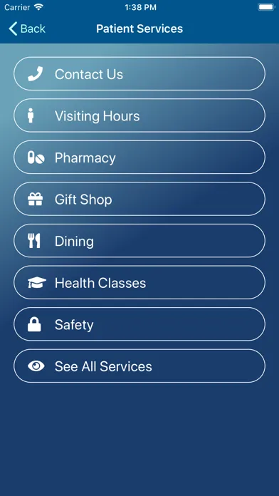 My UCI Health Screenshots