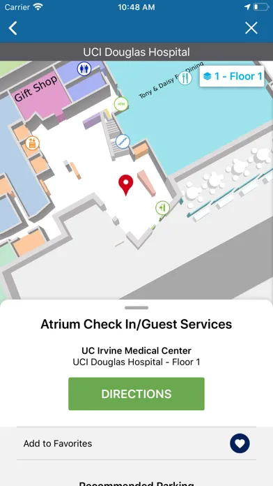 My UCI Health Screenshots