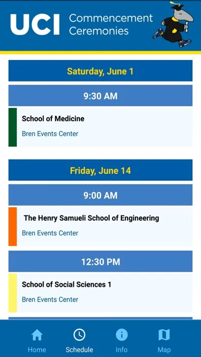 UC Irvine Commencement Ekran Görüntüleri