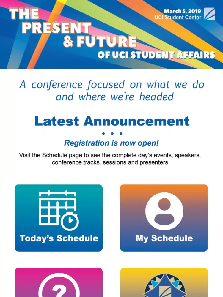 Скриншоты UCI SA Conference iPad 