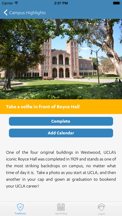 UCLA True Bruin Traditions Keeper應用截圖