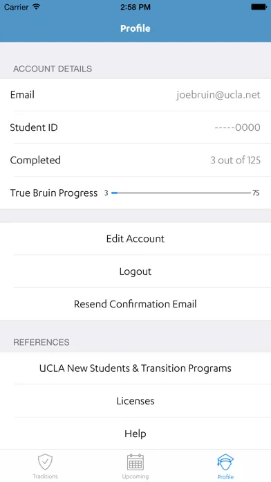 UCLA True Bruin Traditions Keeper應用截圖