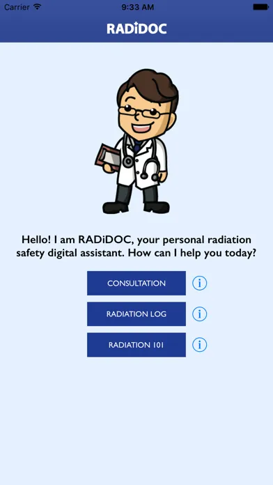 Captures d'écran de RADiDOC