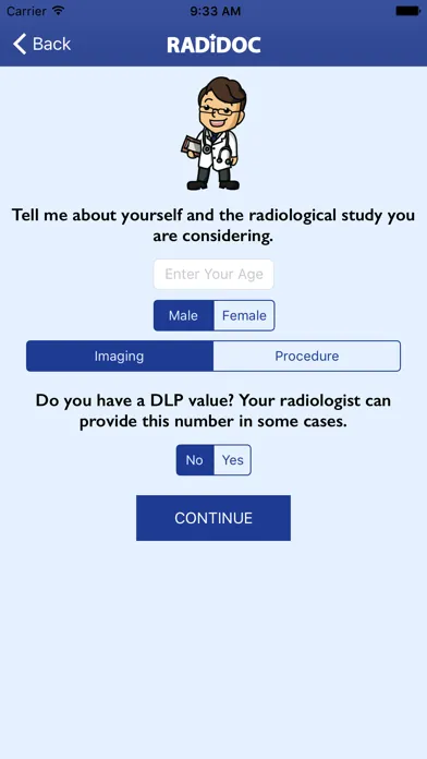 Captures d'écran de RADiDOC
