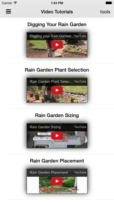 Ảnh chụp màn hình của Rain Garden