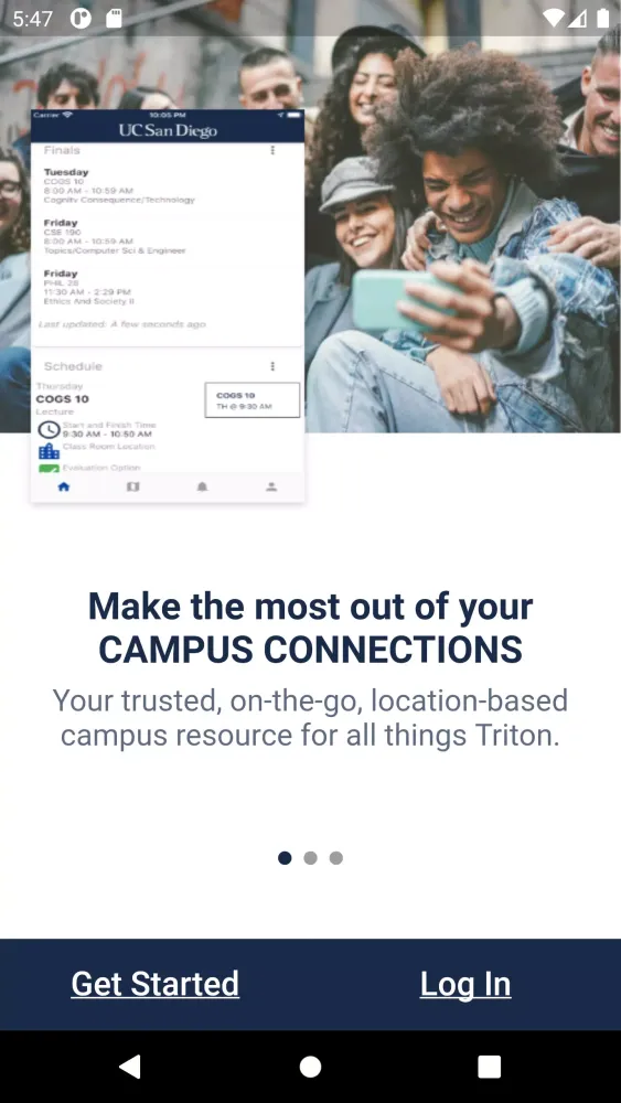 Screenshot di UC San Diego