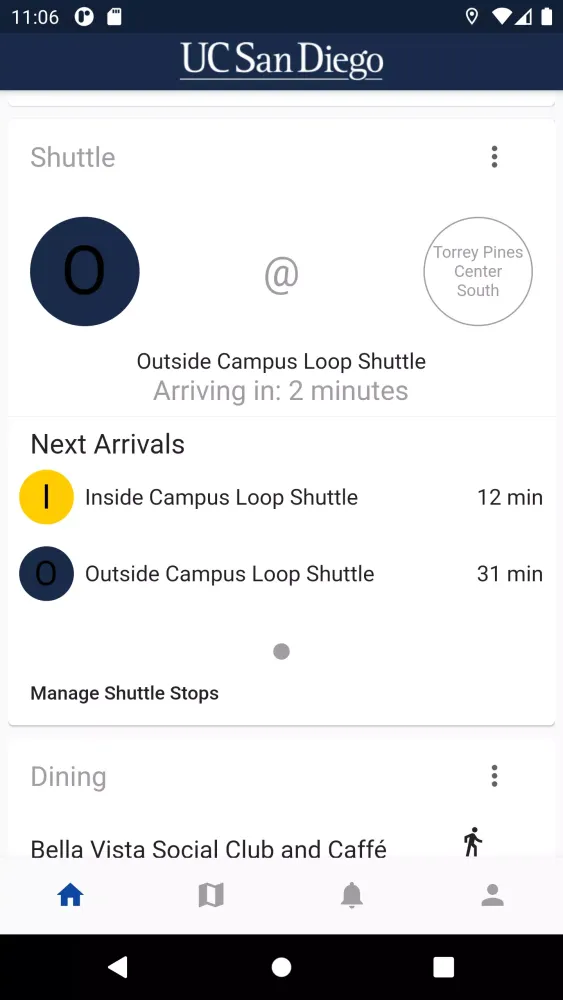 Screenshot di UC San Diego
