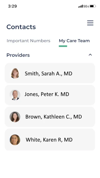 Zrzuty ekranu MyPath at UC San Diego Health