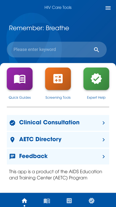 Скриншоты HIV Care Tools