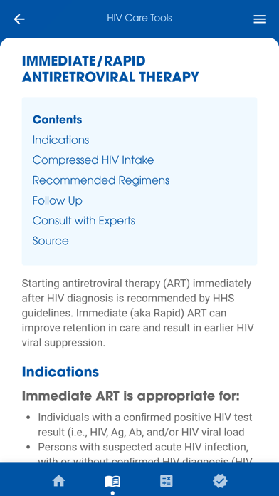 Скриншоты HIV Care Tools