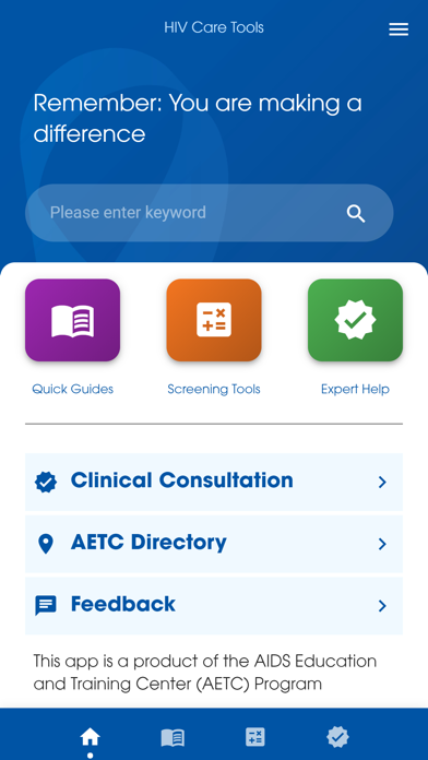 Скриншоты HIV Care Tools
