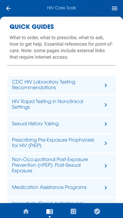 Скриншоты HIV Care Tools