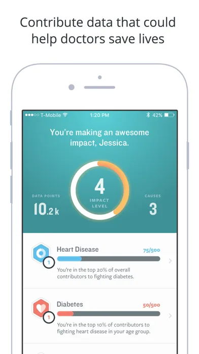 Captures d'écran de UCSF Eureka Research