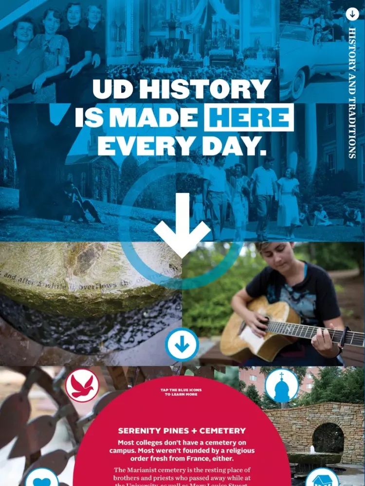 Screenshot di UD Undergraduate Viewbook iPad 