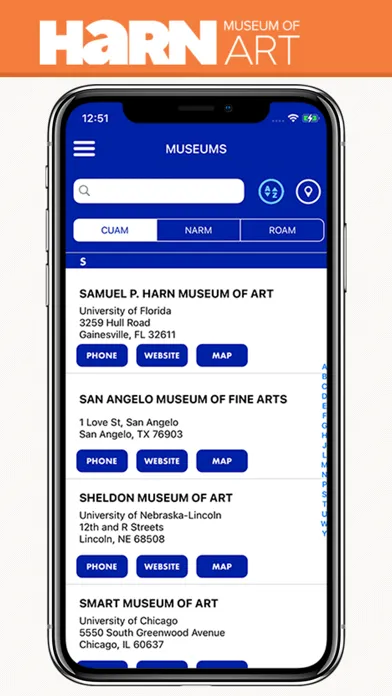 UF Harn Museum of Art Screenshots