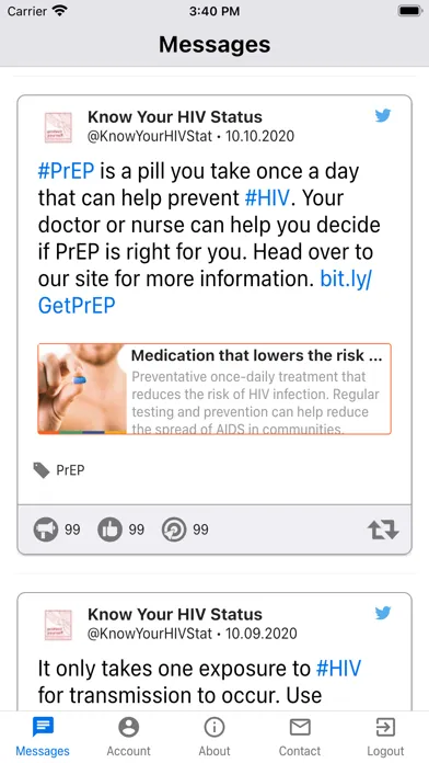 Tangkapan skrin ARMT-HIV