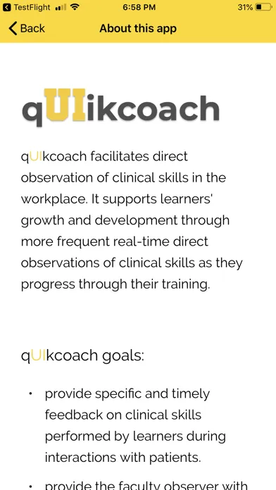 qUIkcoach Screenshots