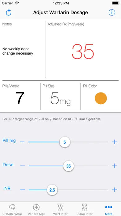 MAQI2 Anticoagulation Toolkit स्क्रीनशॉट