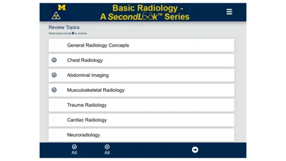 Ảnh chụp màn hình của Basic Radiology - SecondLook