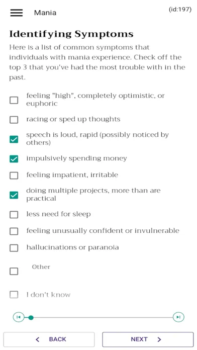 Capturas de tela do LifeGoals Collaborative Care 2