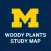 Woody Plants Study Map