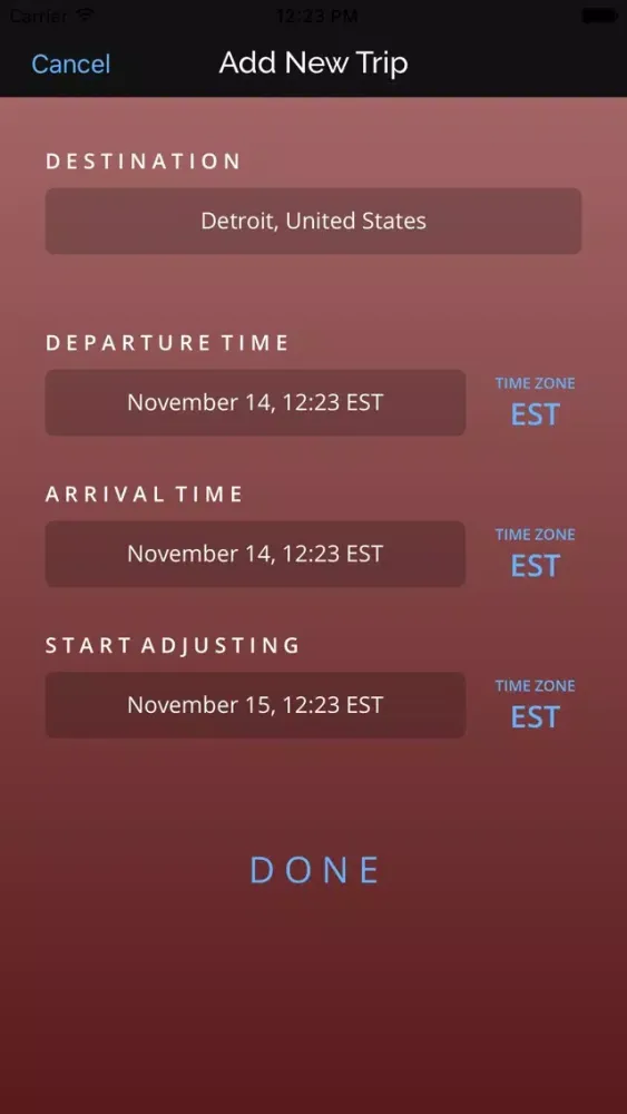 Entrain Screenshots