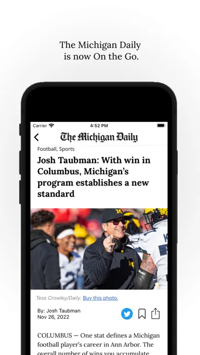 Ảnh chụp màn hình của The Michigan Daily