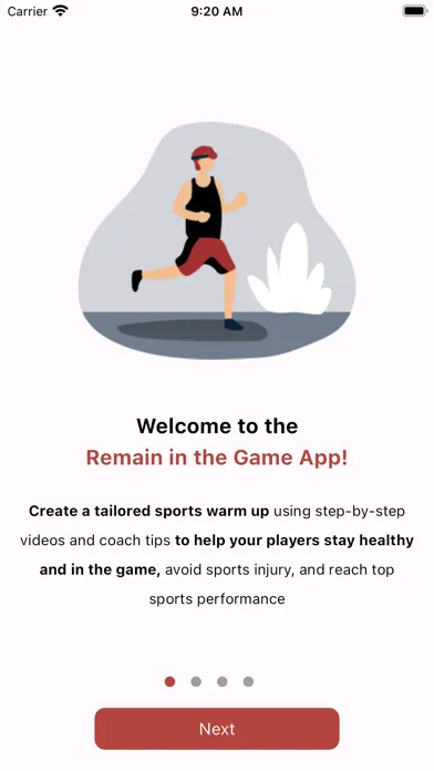 Capturas de pantalla de Remain in The Game Mobile App