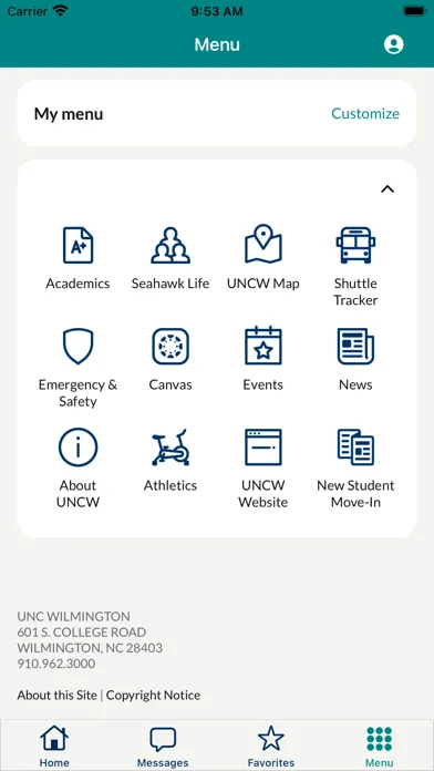 Screenshot di UNCW - Mobile