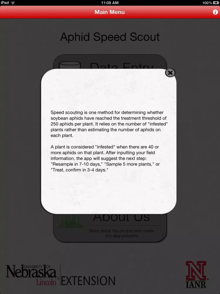 Aphid Speed Scout iPad  스크린샷