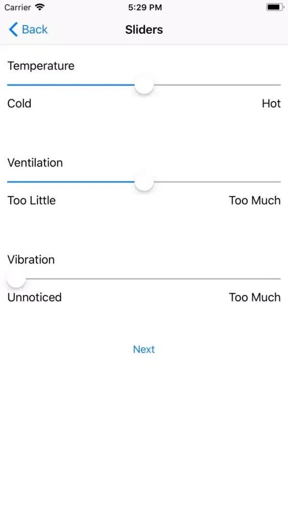 UOComfortApp Screenshots
