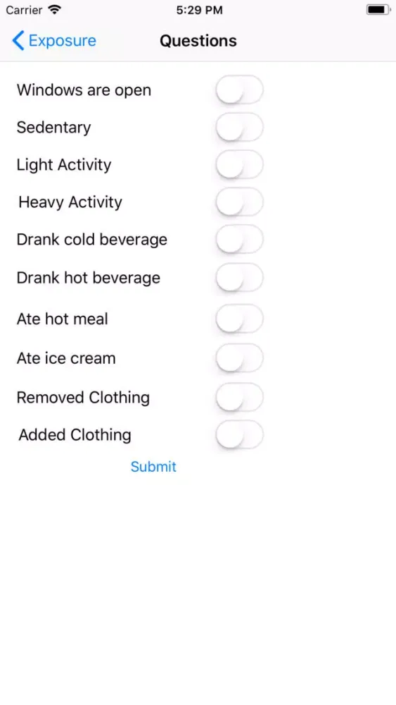 UOComfortApp Screenshots