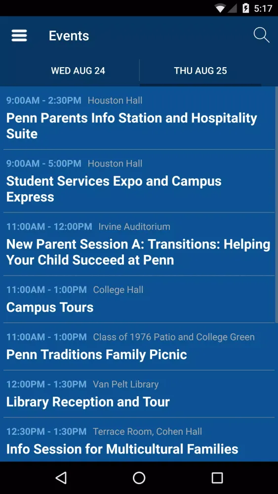 Penn NPFO/Move-In 2016应用截图