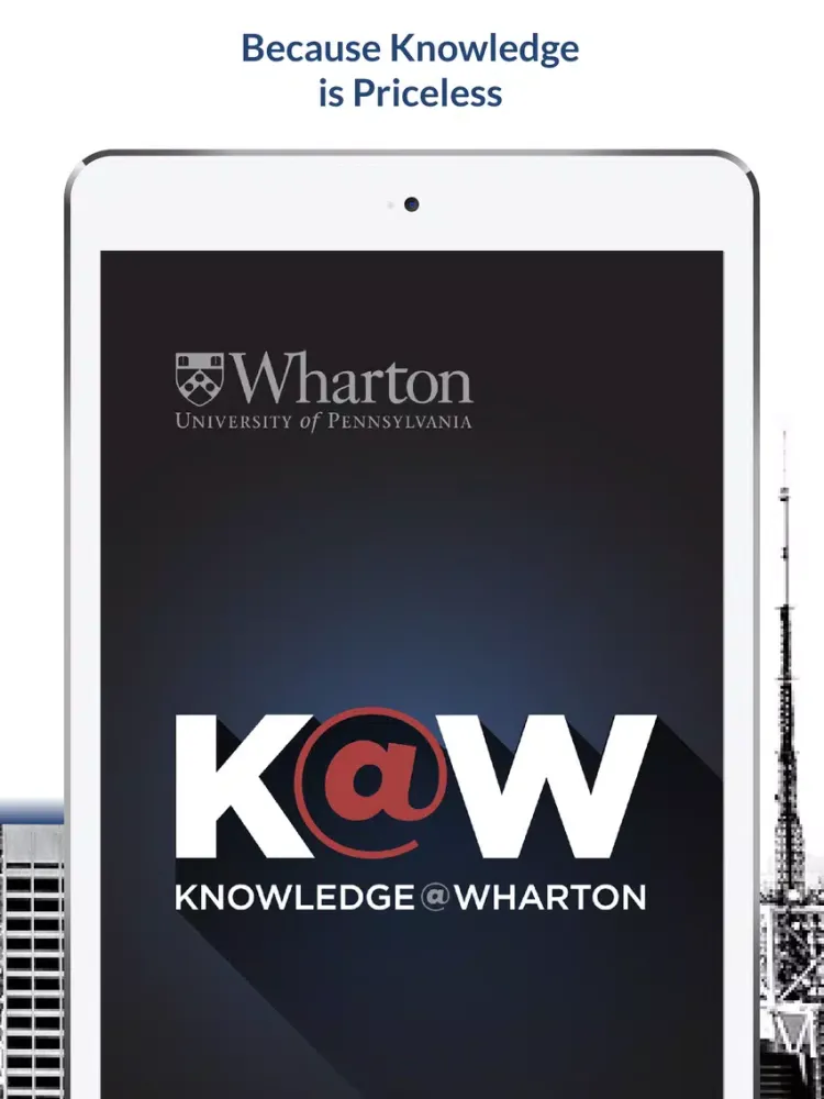 تصاویر Knowledge@Wharton iPad 