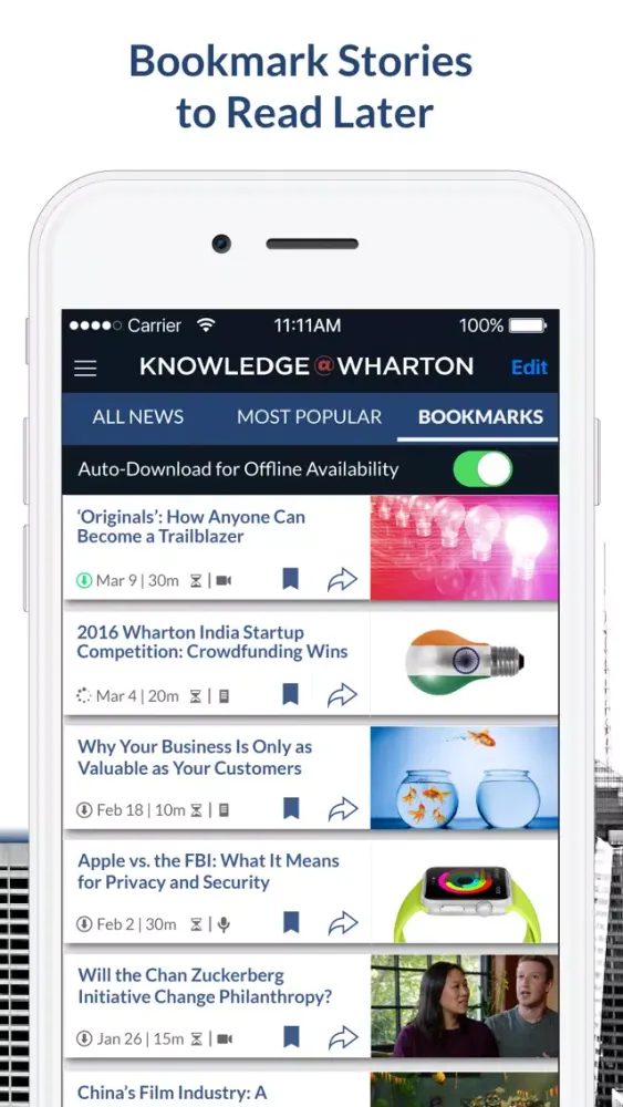 تصاویر Knowledge@Wharton