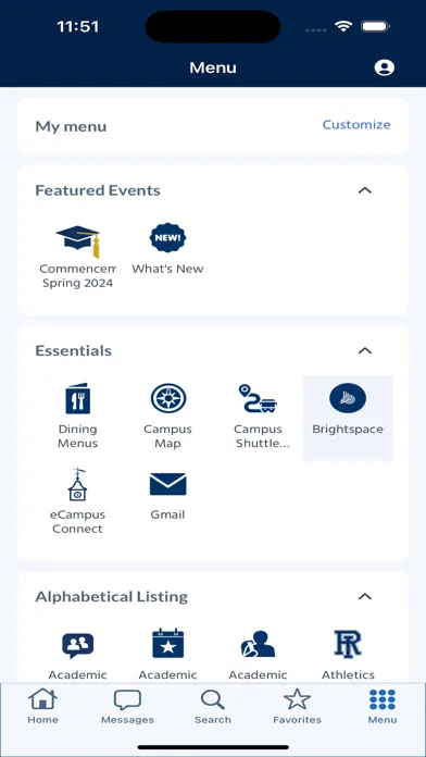 Rhody Connect Screenshots