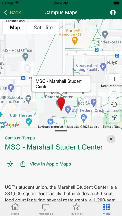 MyUSF Mobile Screenshots