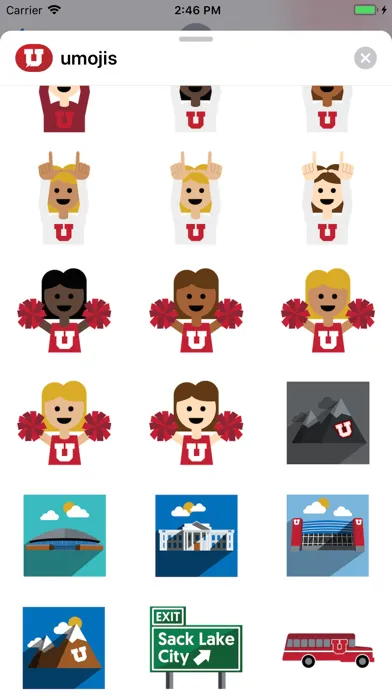 Ảnh chụp màn hình của Umojis