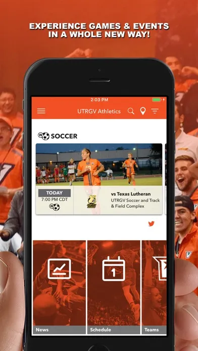UTRGV Athletics سکرین شاٹس