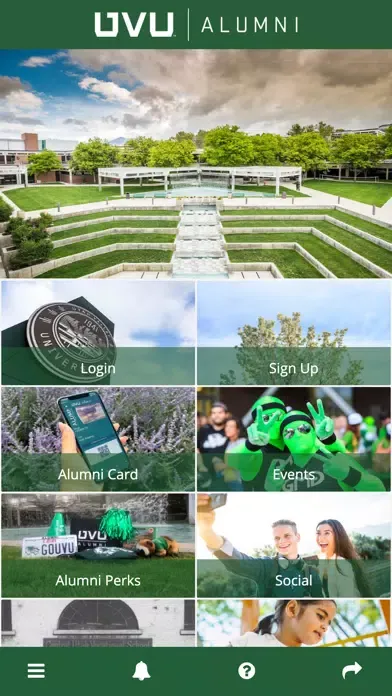 UVU Alumni Ekran Görüntüleri