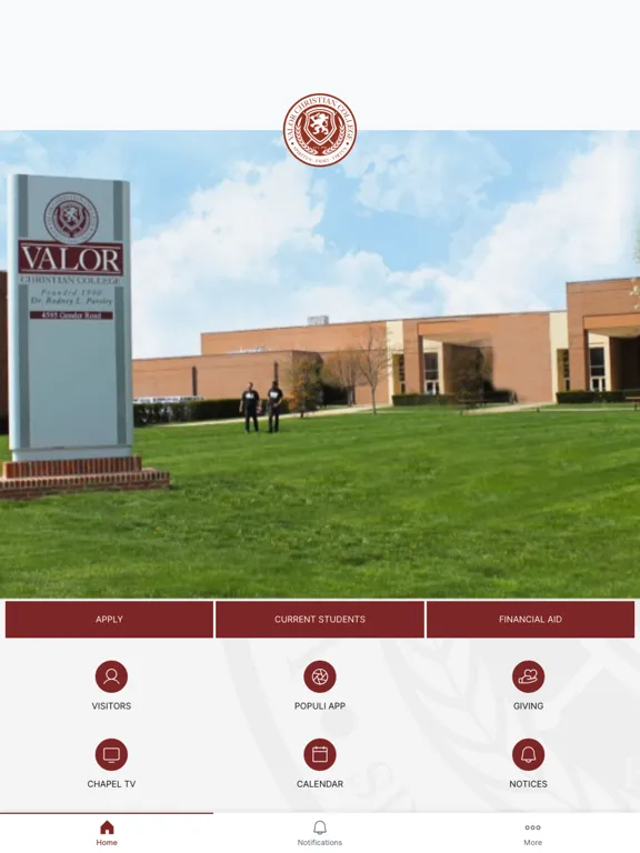 Valor Christian College iPad  Screenshots