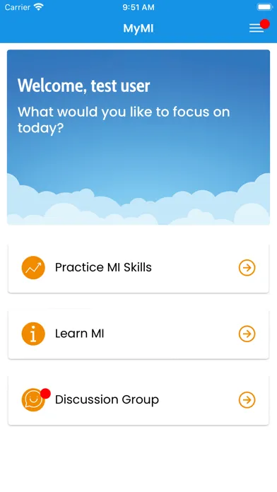 MyMI-Motivational Interviewing স্ক্রিনশট