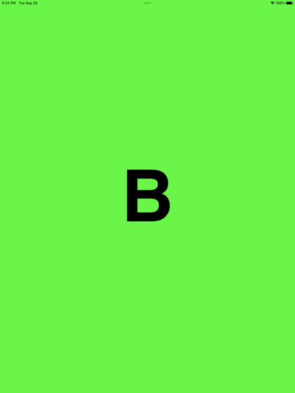 Zrzuty ekranu ABCD Cards iPad 