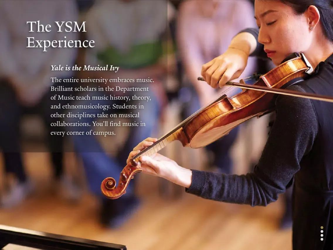 Yale Music iPad  Screenshots