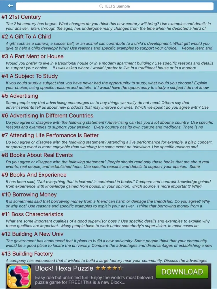 صور Learn English Essays iPad 