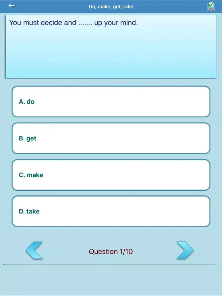 English Test: Grammar iPad  स्क्रीनशॉट
