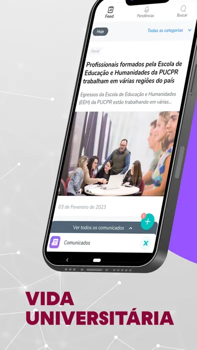 PUCPR APP Screenshots