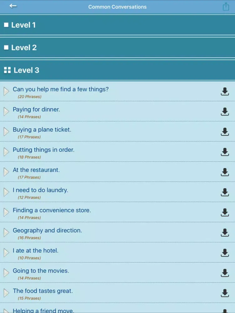 Capturas de tela do Speak Better English‎ iPad 